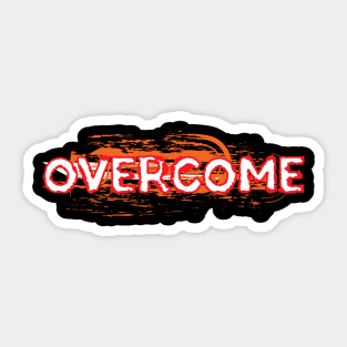 Overcome Sticker